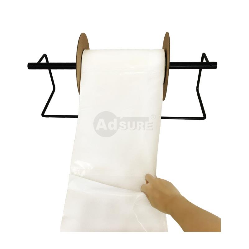 Plain White Opaque Pre-opened Auto Bag on a Roll for for Automated Packaging Machines Plain White Opaque Pre-opened Auto Bag on a Roll for for Automated Packaging Machines