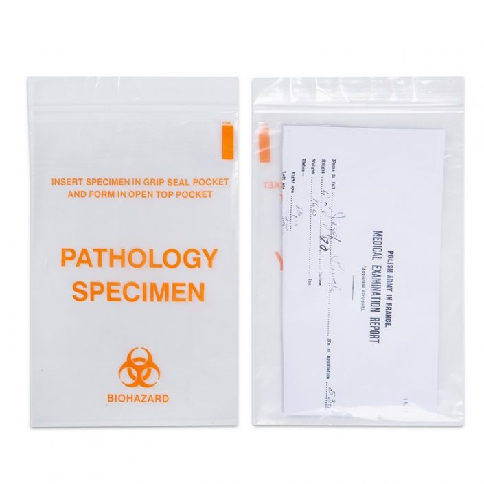 Biohazard Specimen Bags with Dual Pouch Biohazard Specimen Bags with Dual Pouch