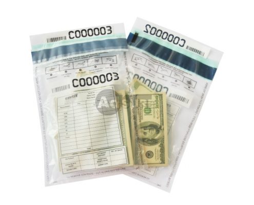 level 2 clear security bank deposit cash bags